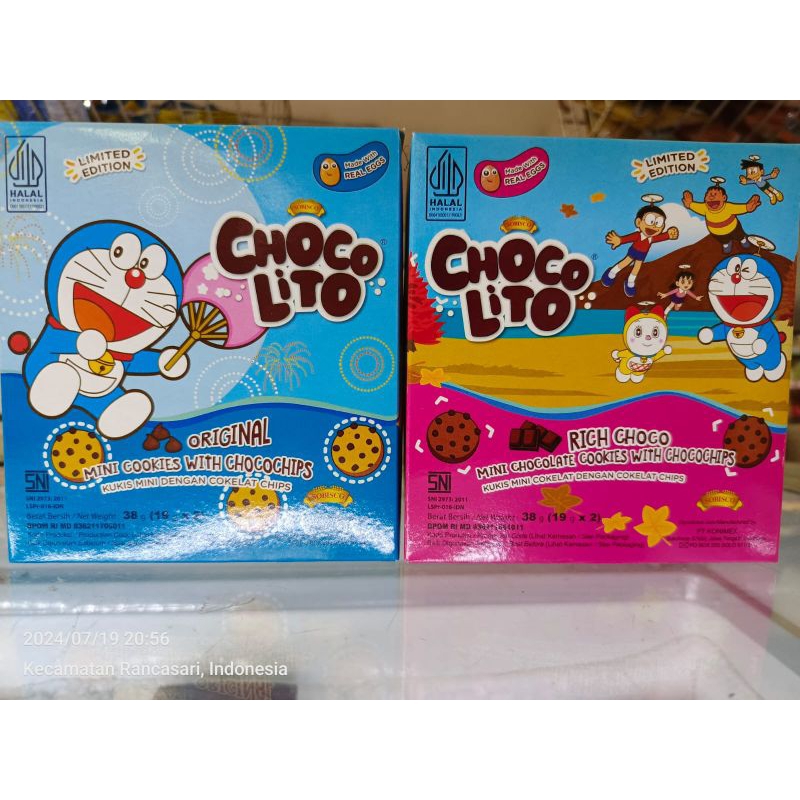 

Choco Lito 38gr varian Original dan Rich choco