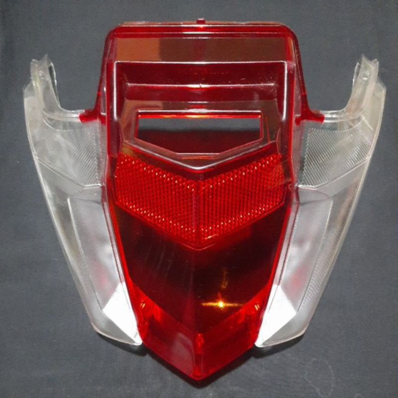 KLSUS Kaca Mika Lampu Stop Belakang Supra X 125 FI 2014 2015 2016 2017 Injeksi