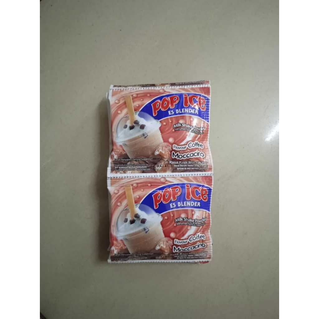 

POP ICE MOCCACINO /10S DIJUAL PER RENTENG