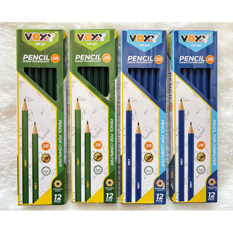 

SELUSIN PENSIL 2B VOXY/ PENSIL VOXY VP 05 / PENSIL 2B VOXY ISI 12 HIJA BIRU