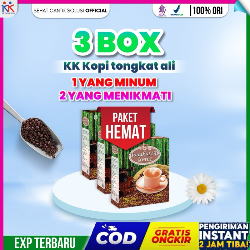 

KK Coffee Tongkat Ali dapat meningkatkan hormon kejantanan pria 4-5 kali lipat KK INDONESIA Original