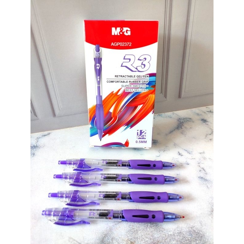 

Pulpen Gel Cetrek Purple 0.5mm M&G R3 AGP02372 (SATUAN)