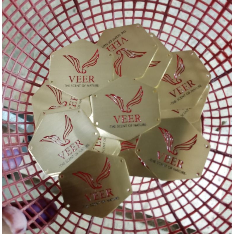 

label plate custom bahan Kuningan dan stainless.