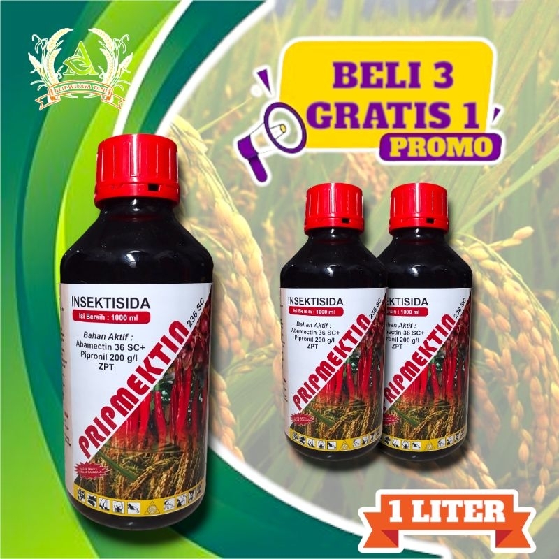 PRIPMEKTIN 236SC INSEKTISIDA BAHAN AKTIF ABAMEKTIN 36GL PIPRONIL PEMBASMI HAMA ZPT