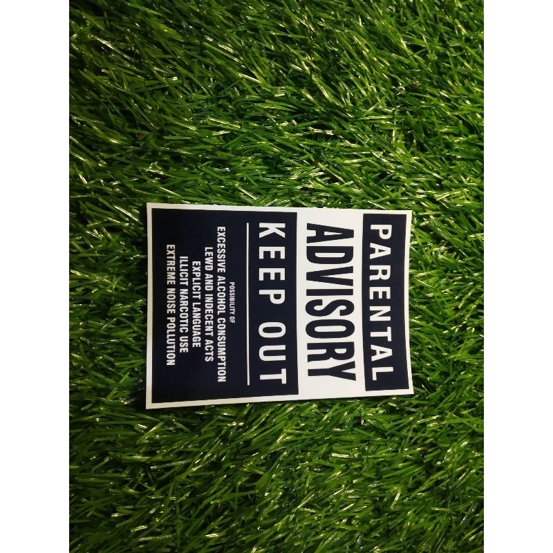

print stiker parental advisory