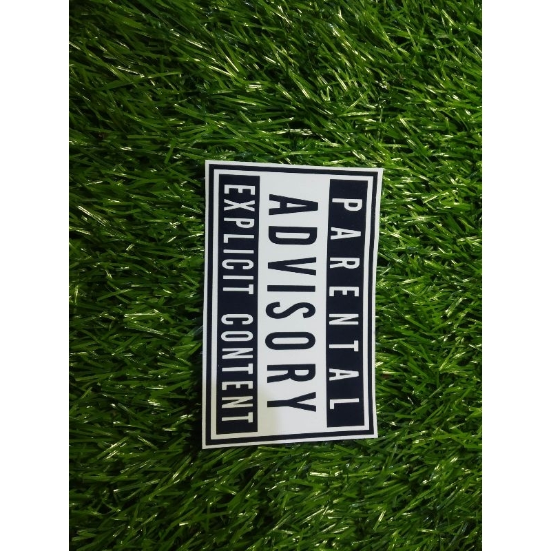 

print stiker parental advisory
