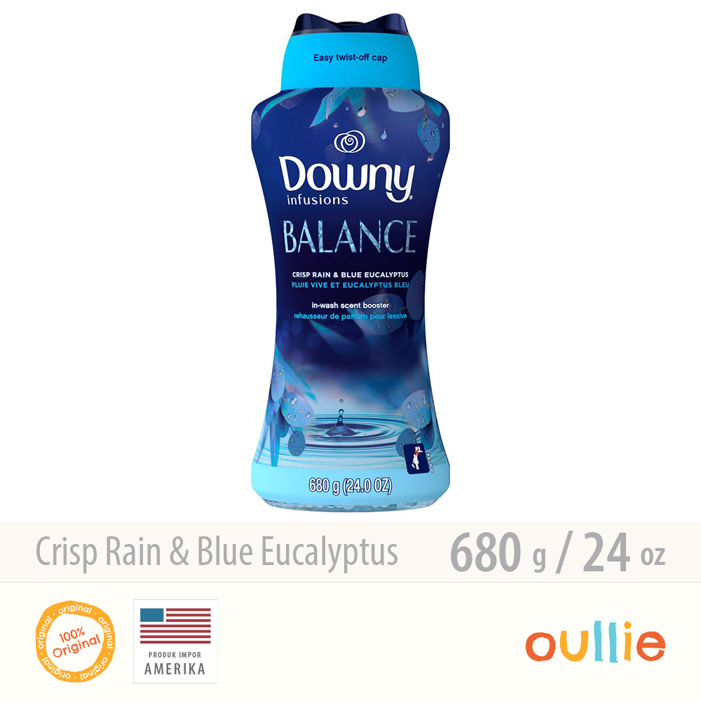 Downy Infusions Balance Crisp Rain & Blue Eucalyptus Beads