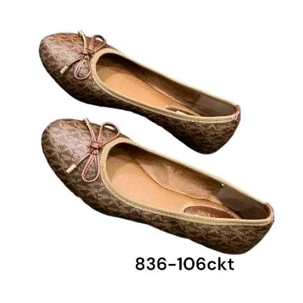 flat shoes wanita flat shoes coklat sepatu teplek wanita sepatu jalan sepatu flat coklat sepatu flat