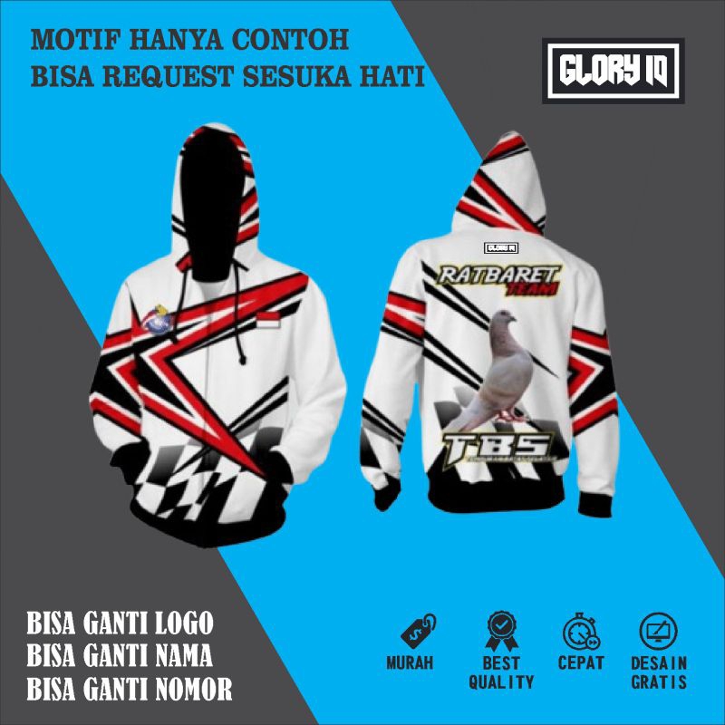 JERSEY JAKET MERPATI CUSTOM