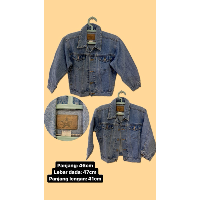 Old Navy Crop Jacket Jeans Preloved