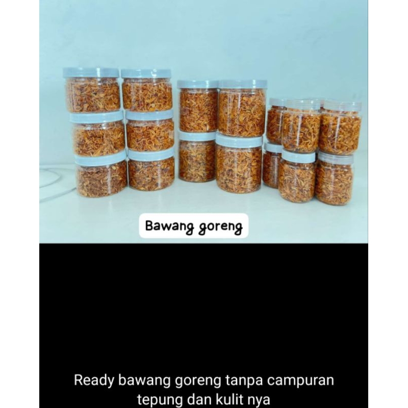 

bawang goreng asli tanpa campuran dan crispy