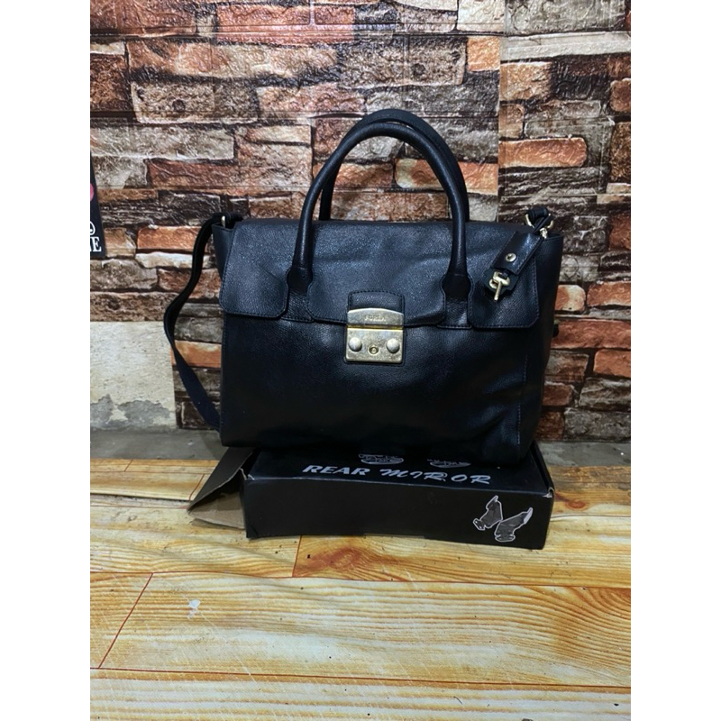 Furla metropolis large satchel original