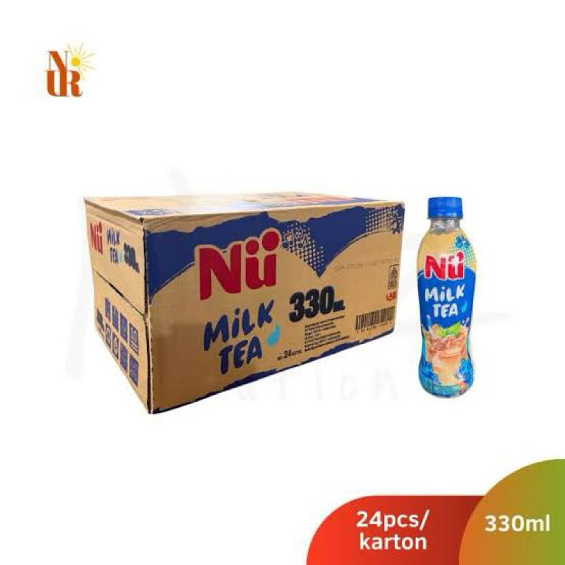 

NU MILK TEA/TEH TARIK 330ML DUS ( ISI 24 BOTOL )