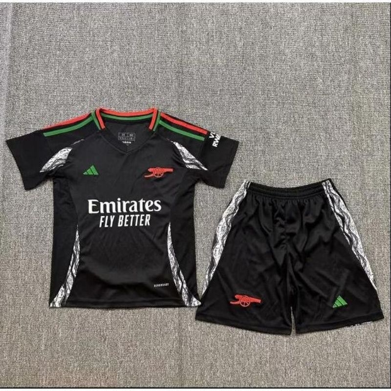 Musim Baru Jersey Bola Anak Grade Ori Arsenal Away Kids 2024 / 2025