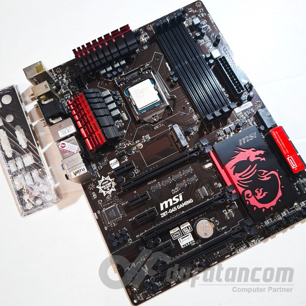 Motherboard MSI Z87 Gaming & Processor I7 4770K 1150 Haswell