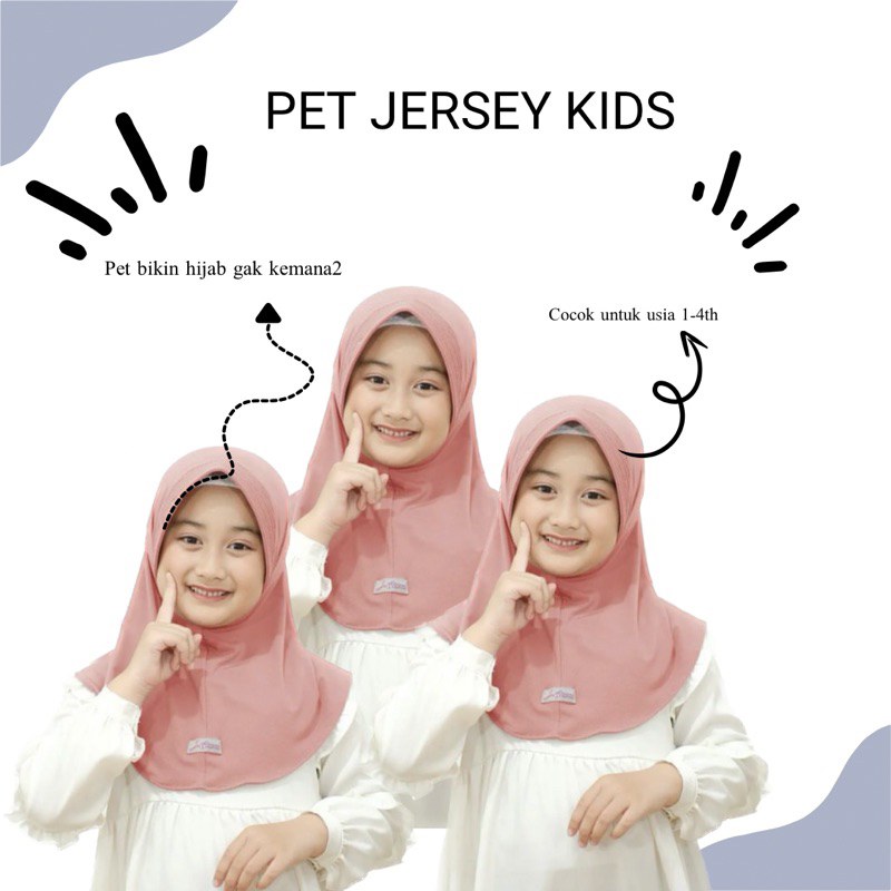 PET JERSEY KECIL BERGO MINI BERGO ANAK HAMIDAH KECIL BERGO PET ANAK