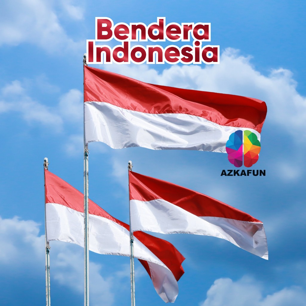 Bendera Kain Indonesia - Bendera merah putih - Bendera Indonesia