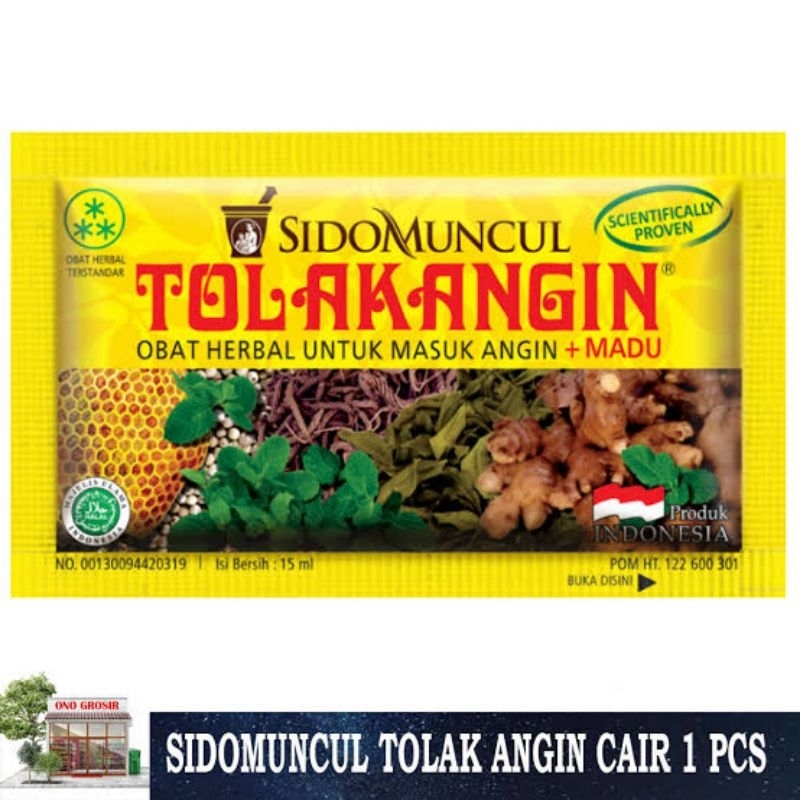 Tolak Angin Cair sachet 15ml satuan