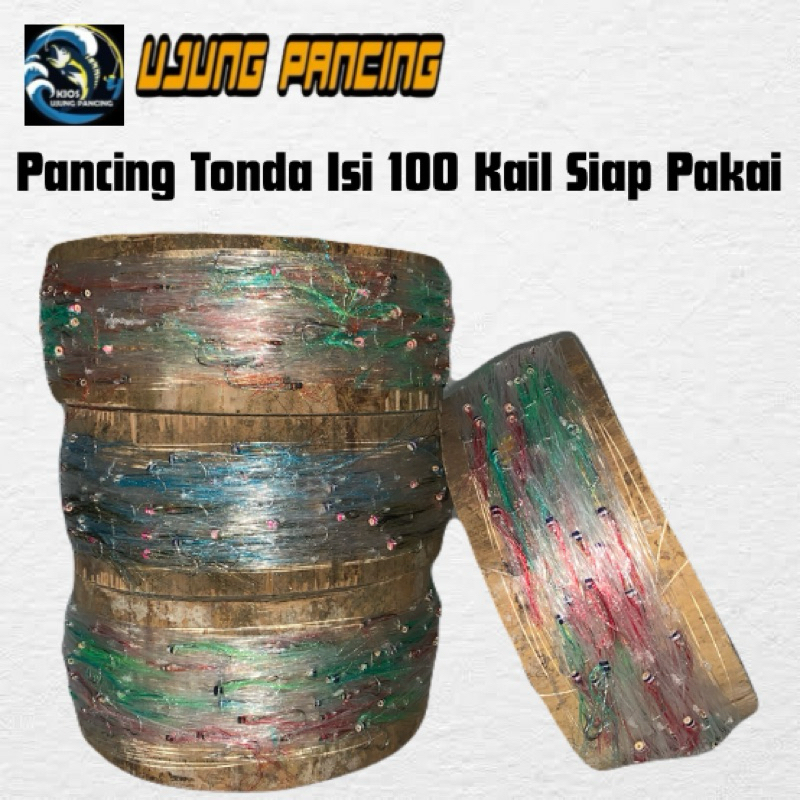 pancing Tonda Ikan tongkol & Cakalang siap pakai dengan umpan bulu-bulu