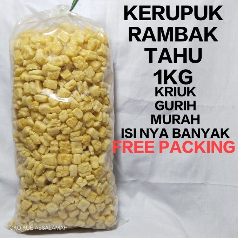 

Kerupuk Dadu 1Kg / Kerupuk Rambak Kerupuk Tahu
