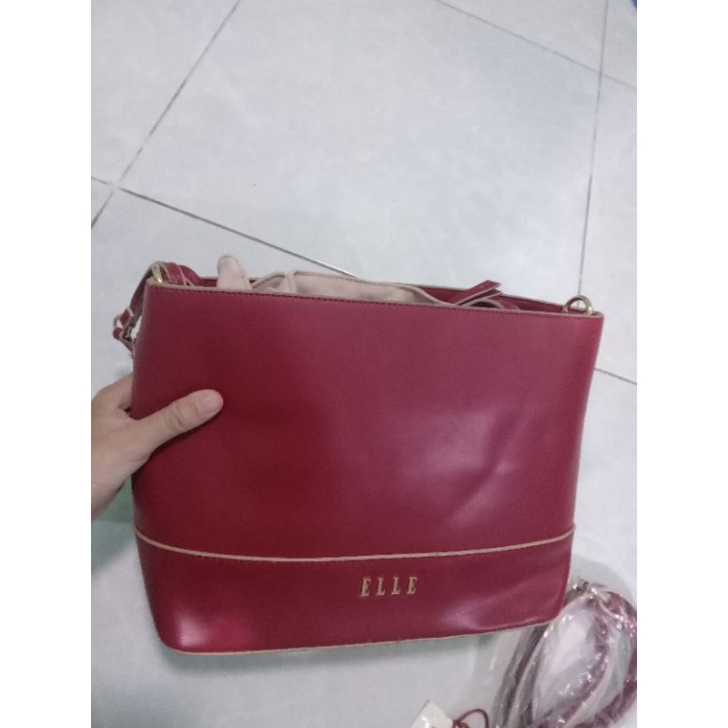 Tas Elle original reject kelupas
