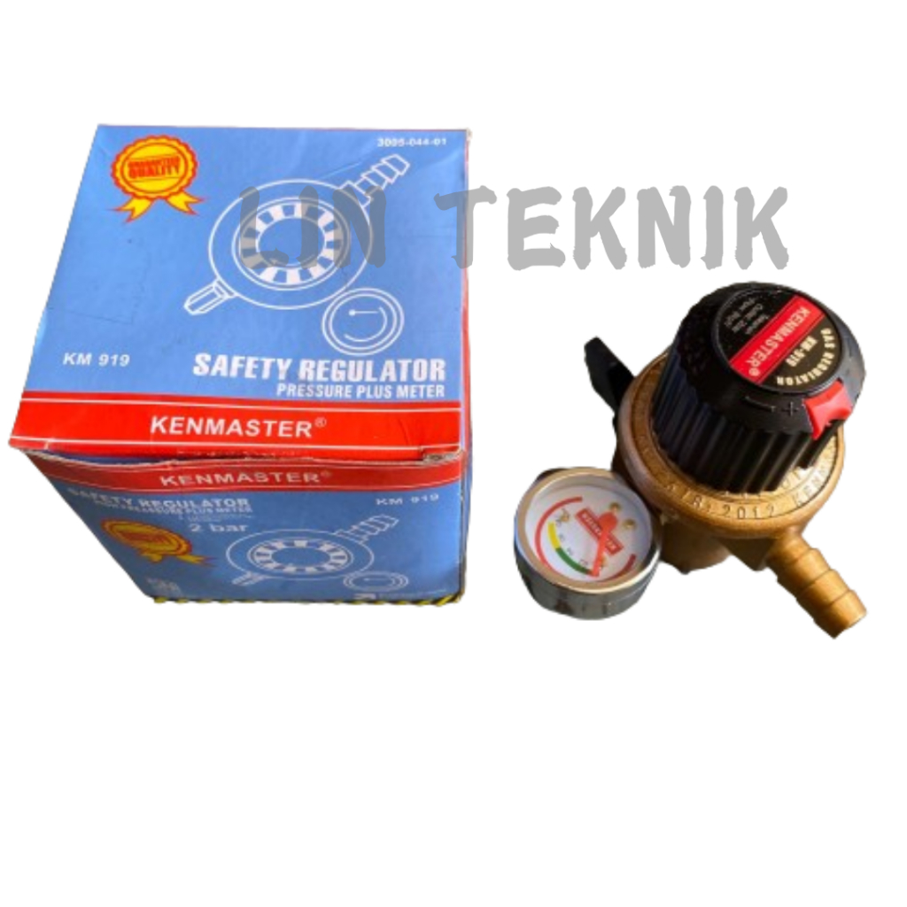 Regulator Gas - High Pressure + Meter KENMASTER KM 919 Kepala Regulator Tabung Gas