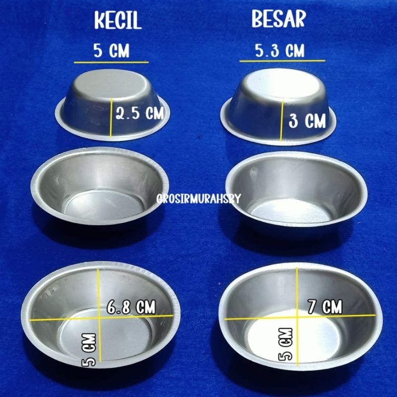 Cetakan Bika Ambon oval / cetakan cheese cake/ cetakan kue oval press / loyang bolu mini press