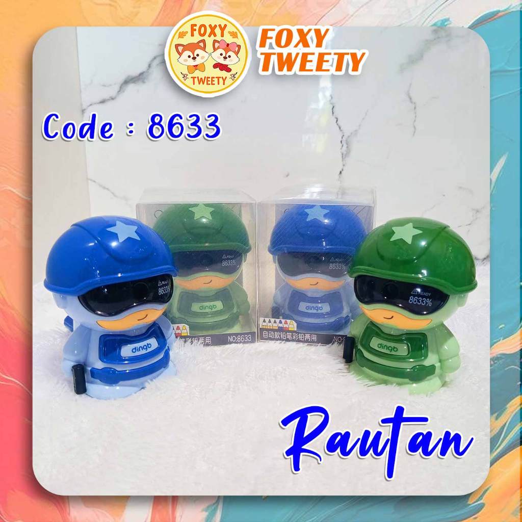 

Rautan Soldier 1 Lubang / Serutan Fancy Karakter 8633