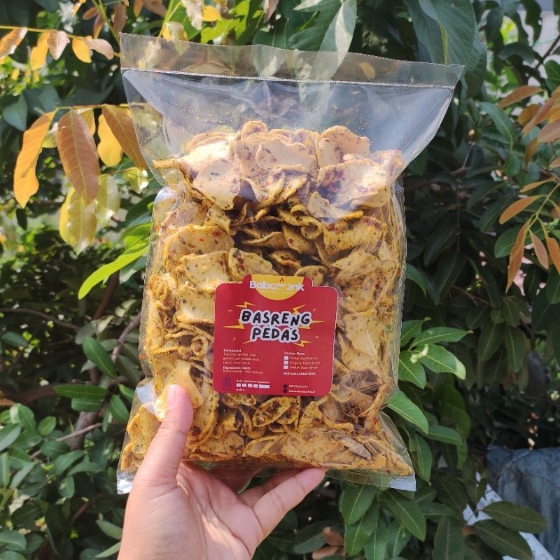 

BABASRENK 500gr I BASRENG VIRAL PEDAS DAUN JERUK ORIGINAL DAN SEBLAK
