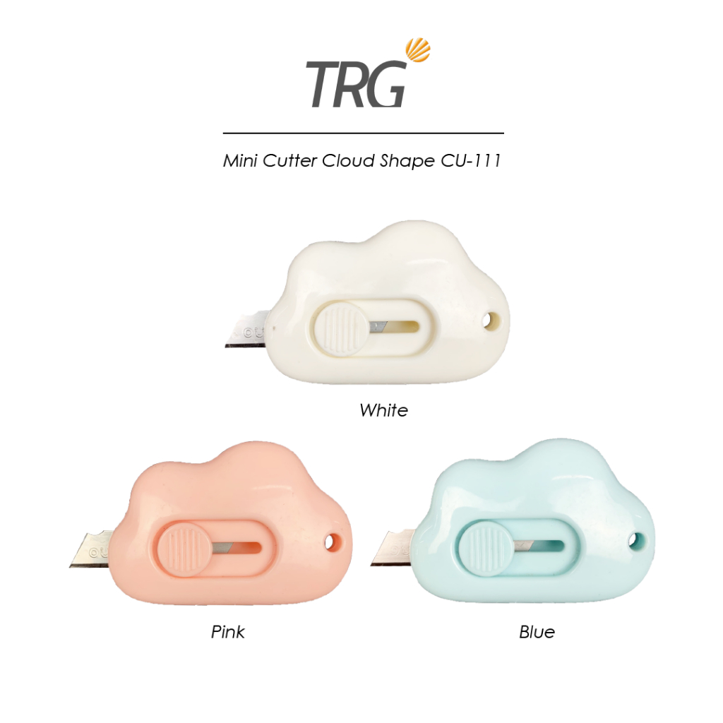 

TRG Mini Cutter Cloud Shape CU-111 - Cuter Kecil Pemotong Kertas Lucu TRG