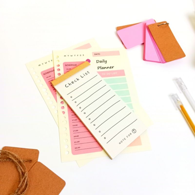 

[ JILID LEM ] Buku Notebook / Memo / Agenda / To Do List untuk Kantor / Sekolah.