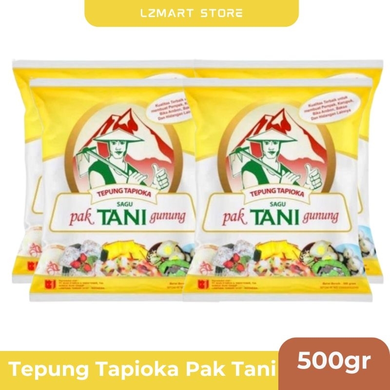 

Tepung Tapioka / Sagu Cap Pak Tani Gunung ( 500g )