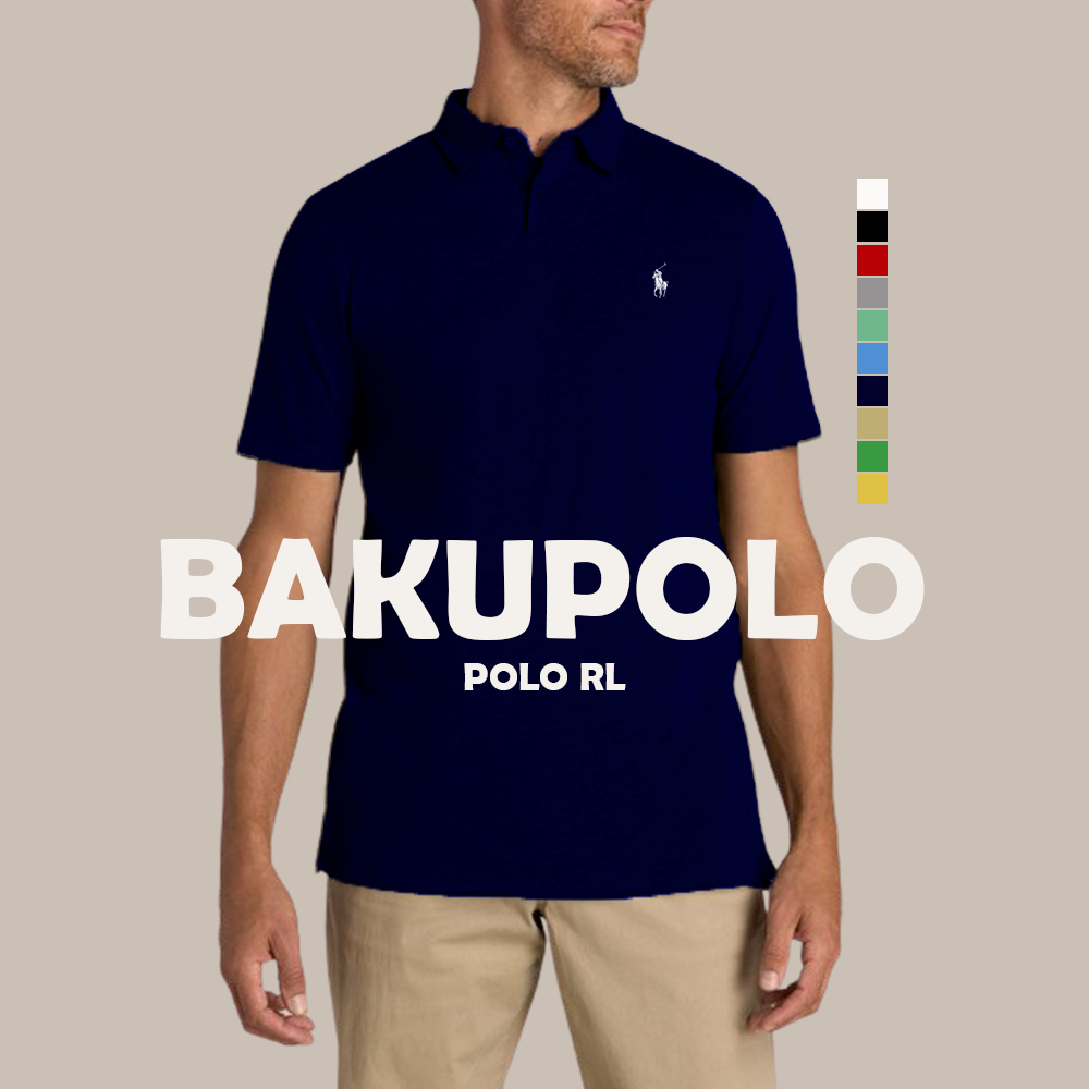 Baju Kaos Polo Pria Premium/Baju Kaos Pria Premium Polos Cotton Pique Katun Diamond