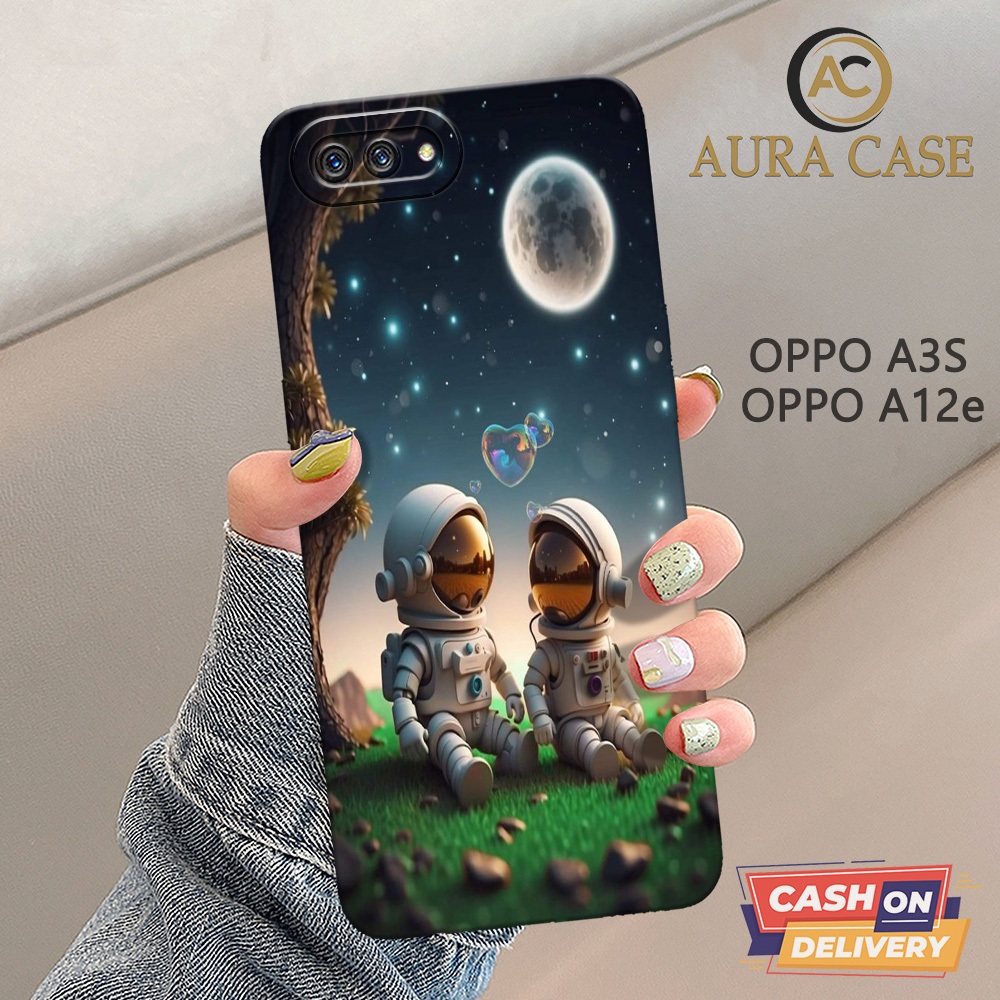 AURA CASE - Softcase OPPO A3S / OPPO A12E - ASTRONOT  Case - Case OPPO A3S / OPPO A12E - Casing Hp O