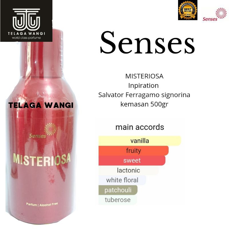 MISTERIOSA BY SENSES BIBIT MURNI100%