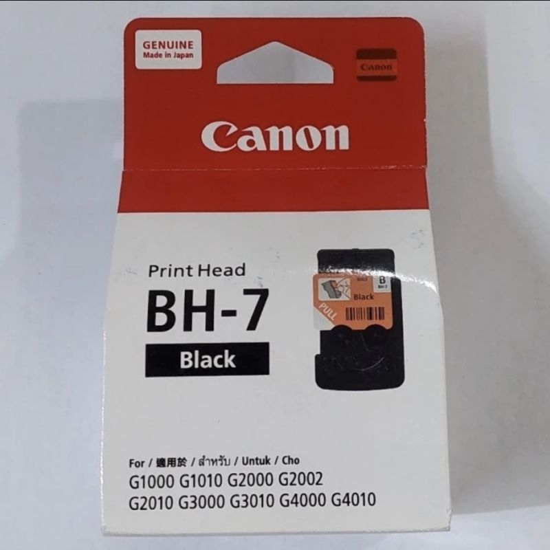 Cartridge Canon BH 7 / CA 91 Black Resmi Canon