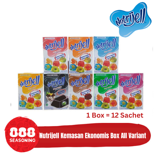 

Nutrijell EKONOMIS Kemasan BOX isi 12 Sachet 10g All Variant