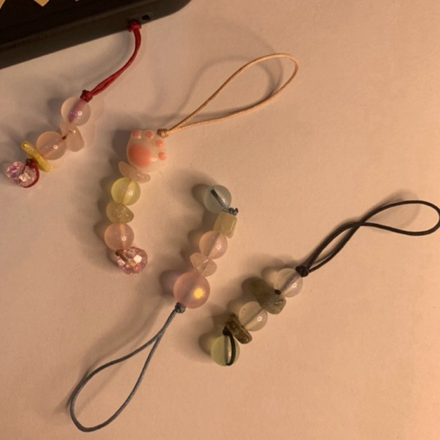 keychain|strap phone tali giok