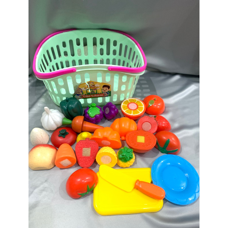 Preloved Paketan Buah Potong dengan Printilan