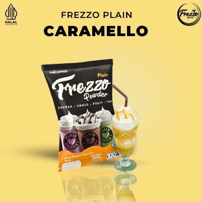 

Bubuk Minuman Rasa Caramello Plain Frezzo 1kg/ Minuman Murah dan Enak Frezzo Plain