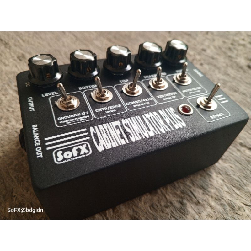 [Diskon Akhir tahun|BERGARANSI] Efek gitar/bass stompbox cabsim Cabinet Simulator Plus