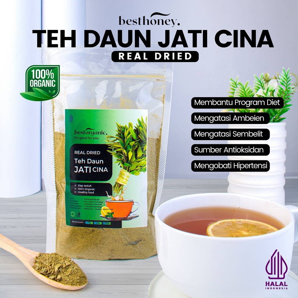 

Best Honey - Teh Diet Daun Jati Cina - Minuman Herbal Alami - Teh Diabetes