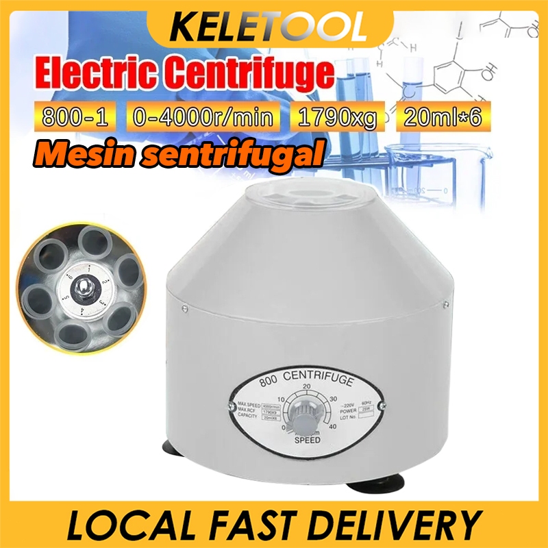 4000 rpm 6 hole alat centrifuge Alat Kecantikan Plasma Darah alat prp memisahkan serum Laboratorium 