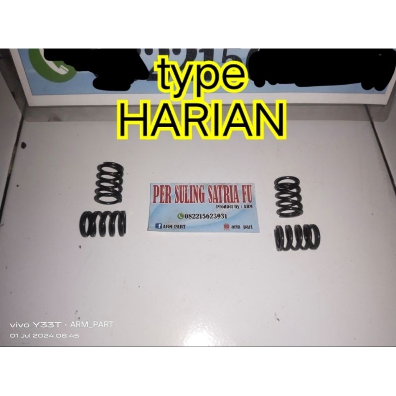 per shock ANTI JEDUK satria fu