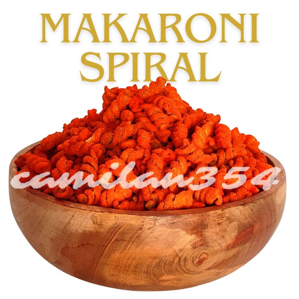 

[TERLARIS] Makaroni Spiral Pedas Manis - 1kg / Macaroni Makroni Fusili Plintir Ulir