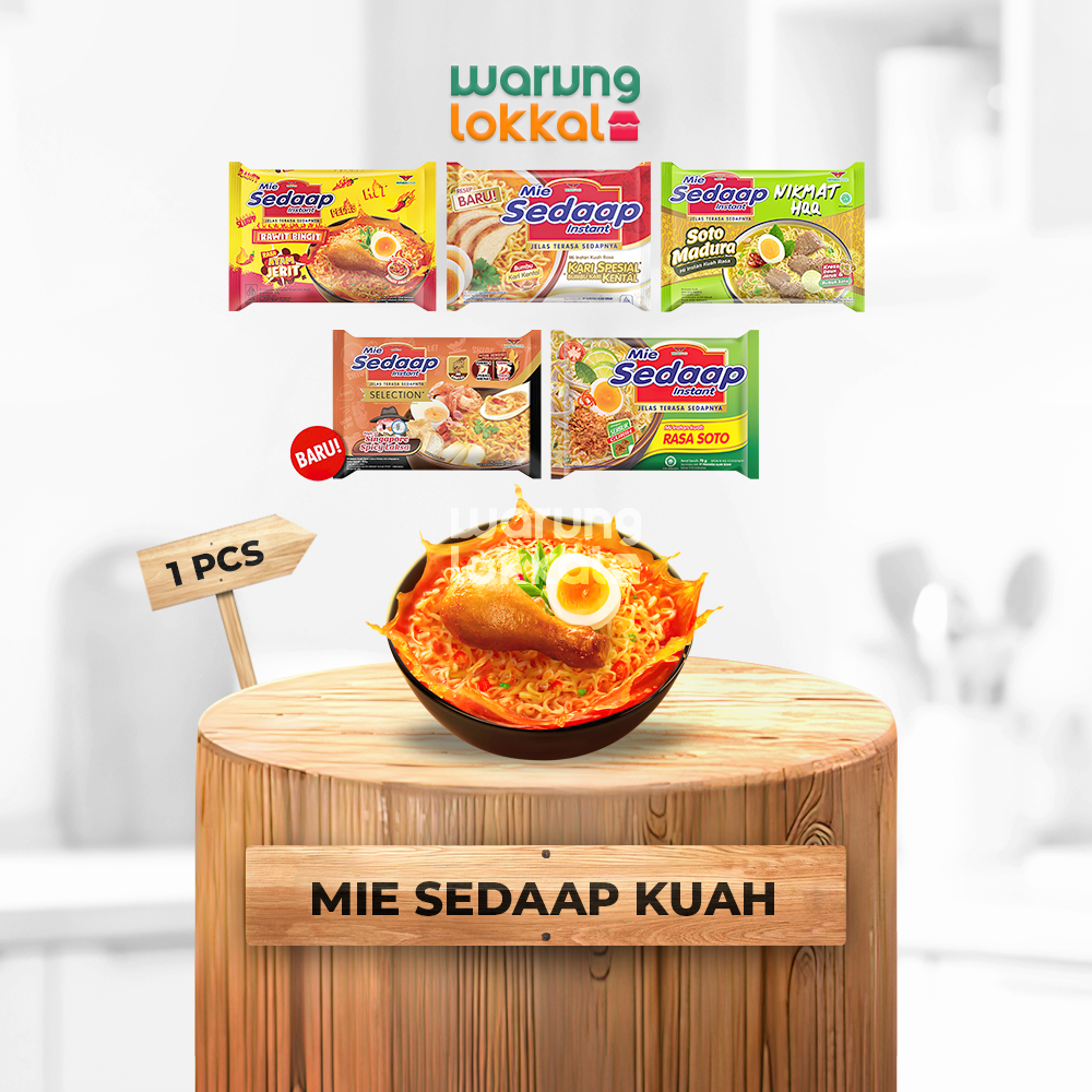 

Mie Sedaap Kuah - Warung Lokkal