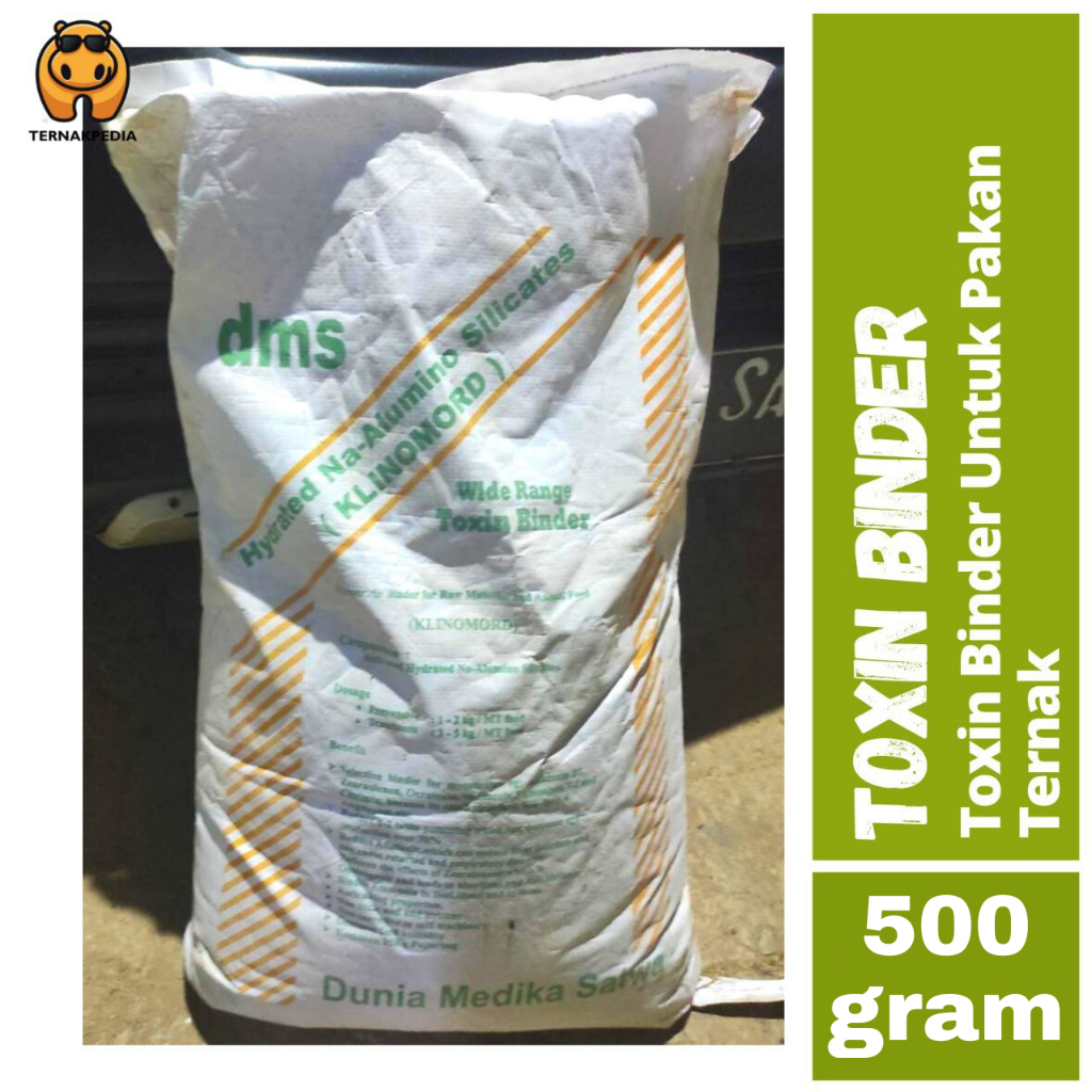 Toxin Binder 500 gram - Toxin Binder Pakan Ternak - Pakan Ternak Anti Jamur - Toxin Binder Murah
