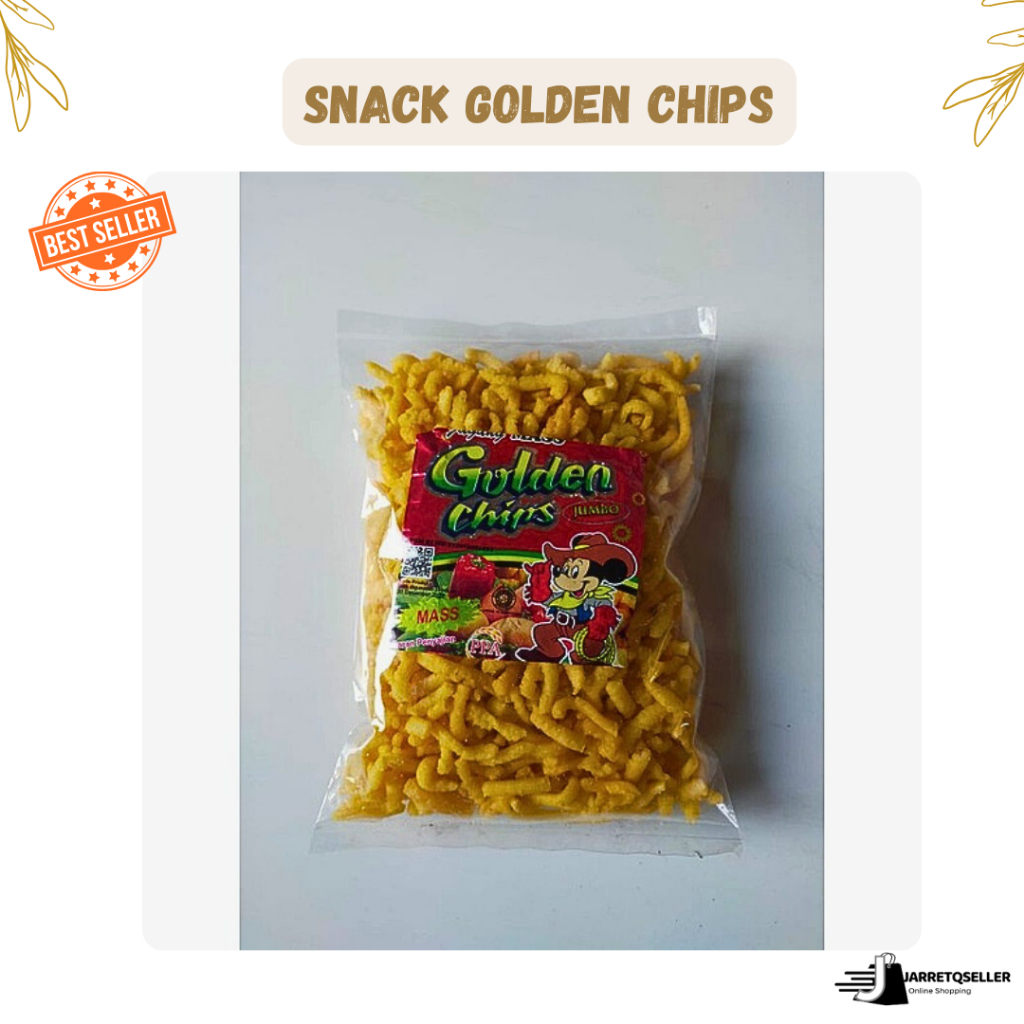 

Snack Golden chips || Kripik Mass Potato chips Golden Chips 230 Gram || Jajanan jadul Gurih Enak