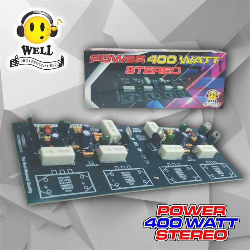 Kit Sniper Driver Stereo Sanken 400 Watt Well