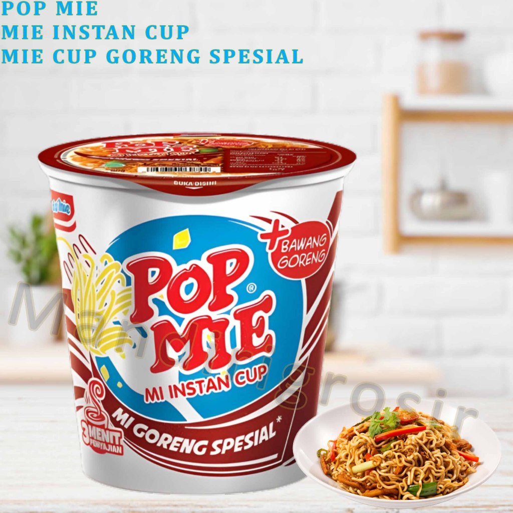 

Mie Instan Cup * Pop Mie * Mie Instan Goreng Spesial * 80gr